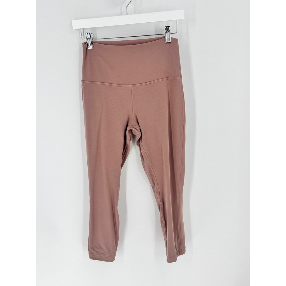 Lululemon Align High-Rise Crop Women 8 Dusty Rose Nulu 23" W6BGLS